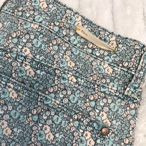 Pilcro and the Letterpress Denim - Pilcro & the letterpress skinny floral jeans